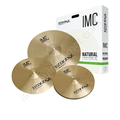 Istanbul Mehmet - 14/16/20" 3-Piece Cymbal Set with Bag, Natural Finish #IMC-3