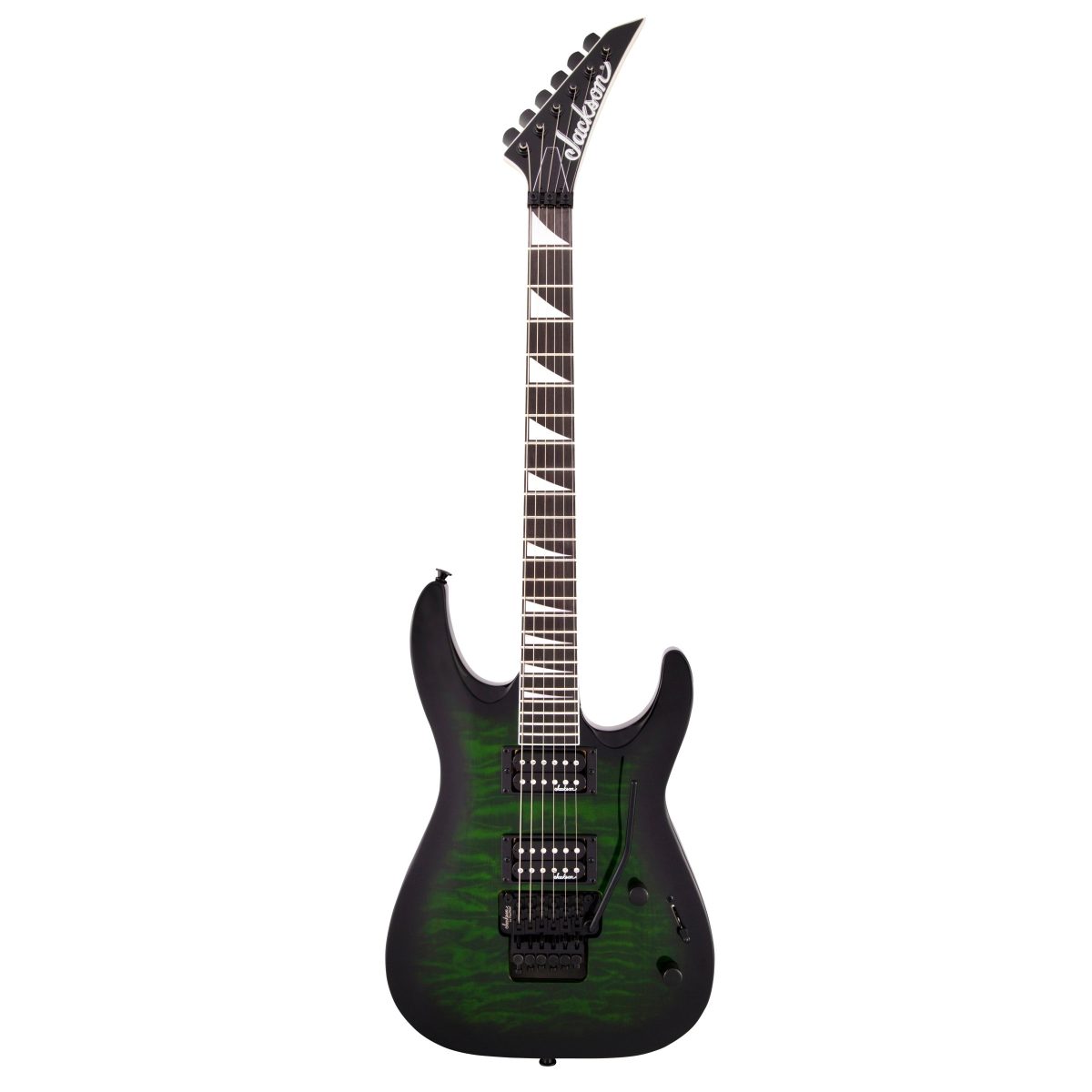 Jackson - JS32Q DKA Dinky Arch Top JS Series - Transparent Green Burst #2918804587