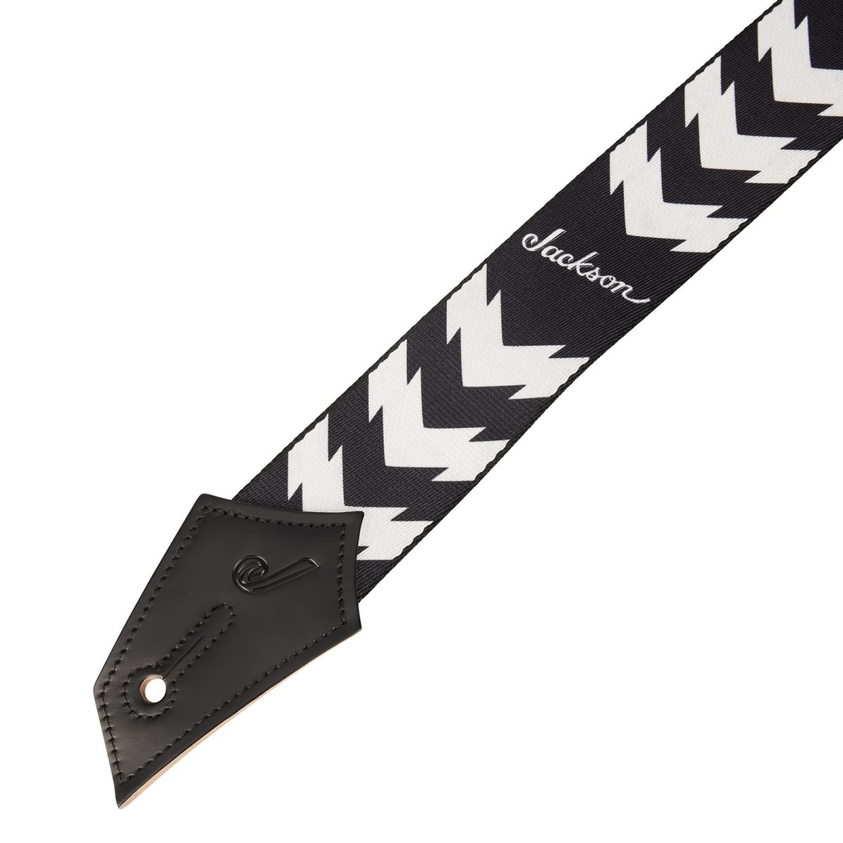 Jackson - Black and White Double V Pattern Strap #2993258001