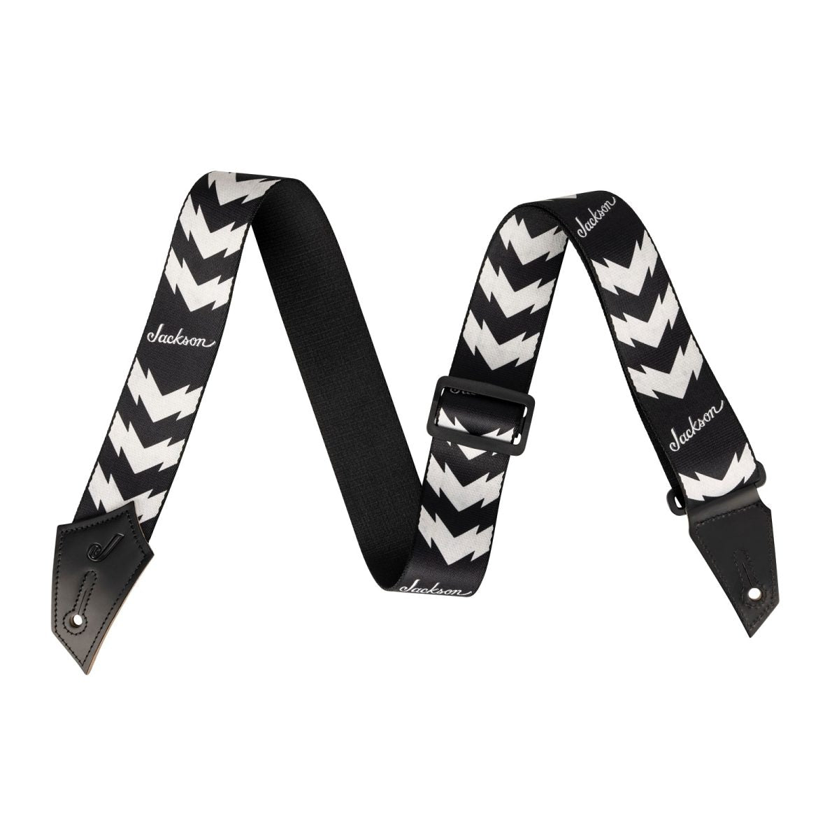 Jackson - Black and White Double V Pattern Strap #2993258001
