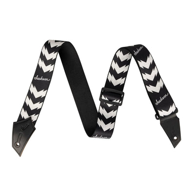 Jackson - Black and White Double V Pattern Strap #2993258001