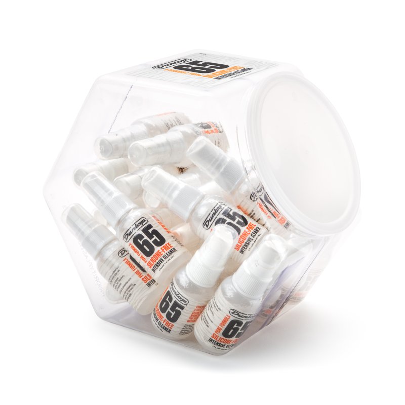 Dunlop - Pure Formula 65 Silicone Free Cleaner, 1 oz Bottle (24-Pack Jar) #JD6641J
