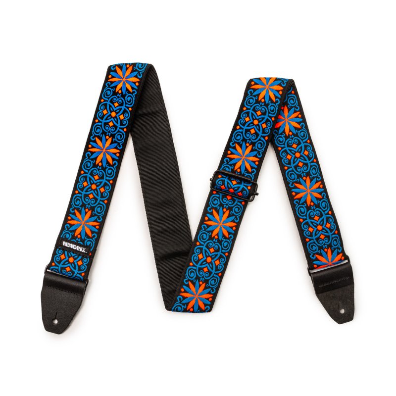 Dunlop - Jimi Hendrix Blacklight Fillmore Blue Strap #JH25
