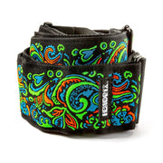 Dunlop - Jimi Hendrix Blacklight Love Drops Blue guitar strap #JH27