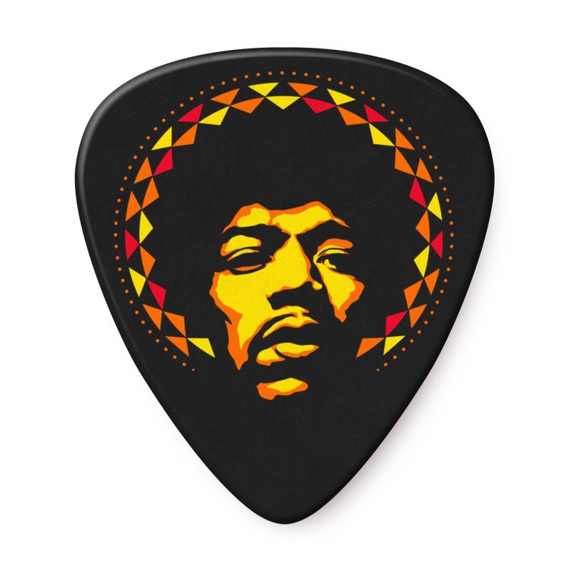 Dunlop - Jimi Hendrix ’69 Psych Series Aura Mandala Guitar Pick (6-Pack) #JHP16HV