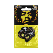 Dunlop - Jimi Hendrix ’69 Psych Series Aura Mandala Guitar Pick (6-Pack) #JHP16HV