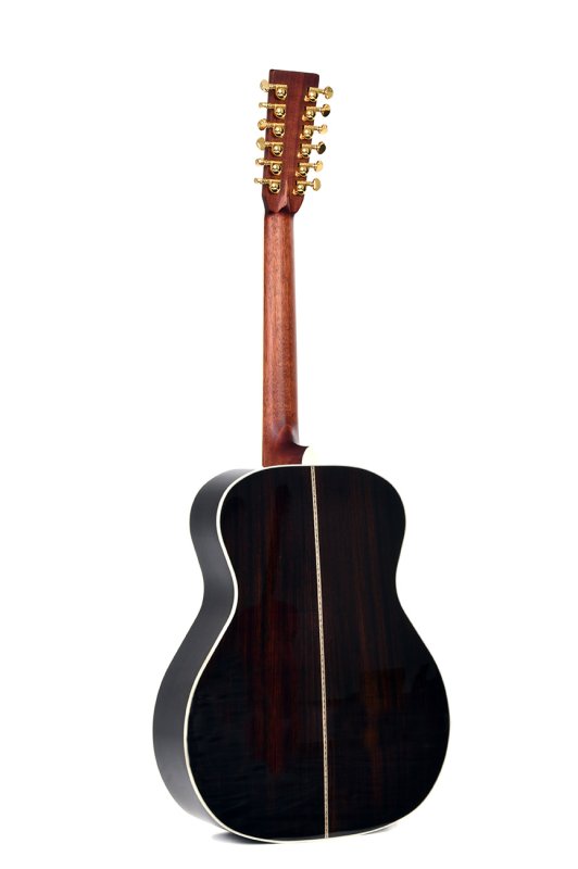 Sigma - 12-String Jumbo Acoustic-Electric Guitar with Solid Sitka Spruce Top and Indian Rosewood Back & Sides #JR12-40E