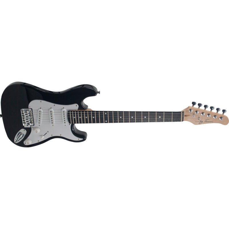 Jay Turser - 3/4 Size S-Style lightweight Electric Guitar, Black #JT-34-BK