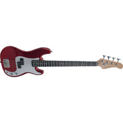 Jay Turser - 3/4 Size P-Style Lightweight Electric Bass, Metallic Red #JTB-34-MRD