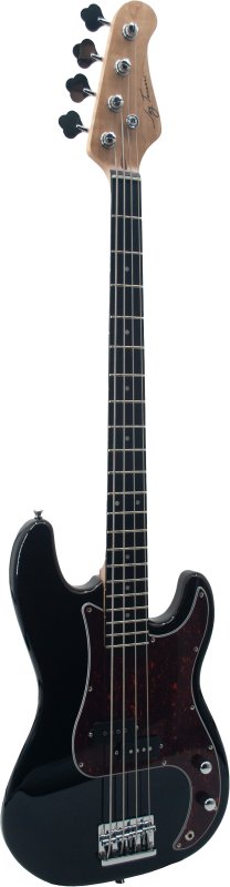 Jay Turser - 4-String P-Style Electric Bass, Black Gloss #JTB-410-BK