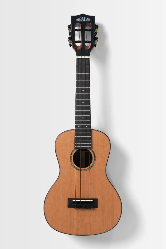Kala - All Solid Cedar Top Mahogany 12th Fret Concert Ukulele with Bag, Satin #KA-12-SCMH-C-BAG