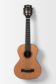 Kala - All Solid Cedar Top Mahogany 12th Fret Tenor Ukulele with Bag, Satin #KA-12-SCMH-T-BAG