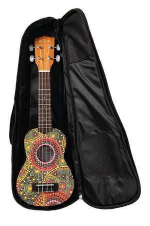 Kala - Desert Storylines Evelyn Young Soprano Ukulele with Bag, Satin #KA-DS-EY-BA-S-BAG