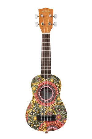 Kala - Desert Storylines Evelyn Young Soprano Ukulele with Bag, Satin #KA-DS-EY-BA-S-BAG