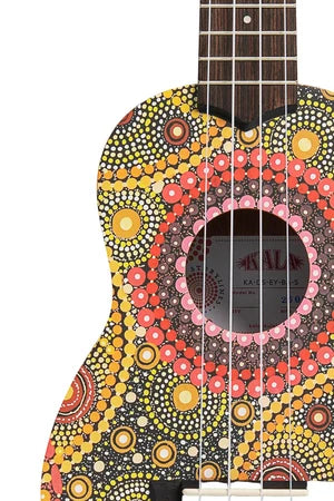 Kala - Desert Storylines Evelyn Young Soprano Ukulele with Bag, Satin #KA-DS-EY-BA-S-BAG