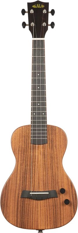 Kala - Solid Body Electric Acacia Tenor Ukulele With Bag #KA-SB-ACA-T-BAG