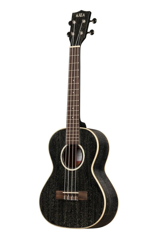 Kala - All Solid Salt & Pepper Doghair Mahogany Tenor Ukulele With Bag #KA-SDH-T-BAG