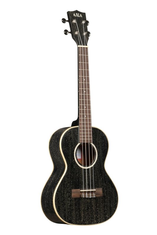 Kala - All Solid Salt & Pepper Doghair Mahogany Tenor Ukulele With Bag #KA-SDH-T-BAG