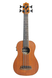 Kala - Laminate Mahogany "The Rumbler" Bass Ukulele With Padded Gig Bag, Natural #KA-UBASS-RMBL-FS