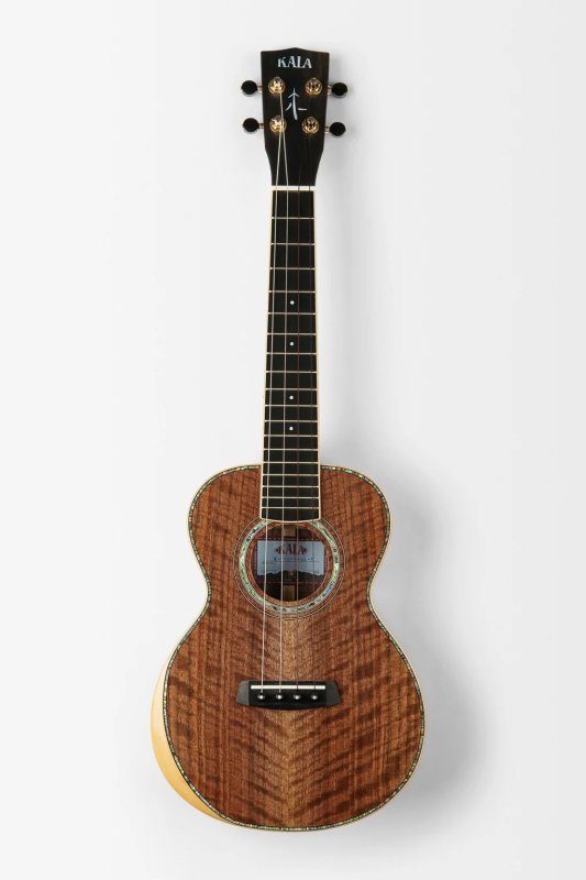 Kala - West Coast Woods Tenor Ukulele, Walnut Top, Gloss #KA-WCW-WAL-T-BAG