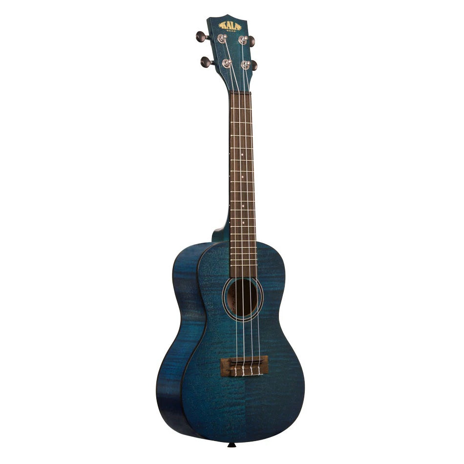 Kala - Blue Exotic Mahogany Concert Ukulele #KA-CEMB