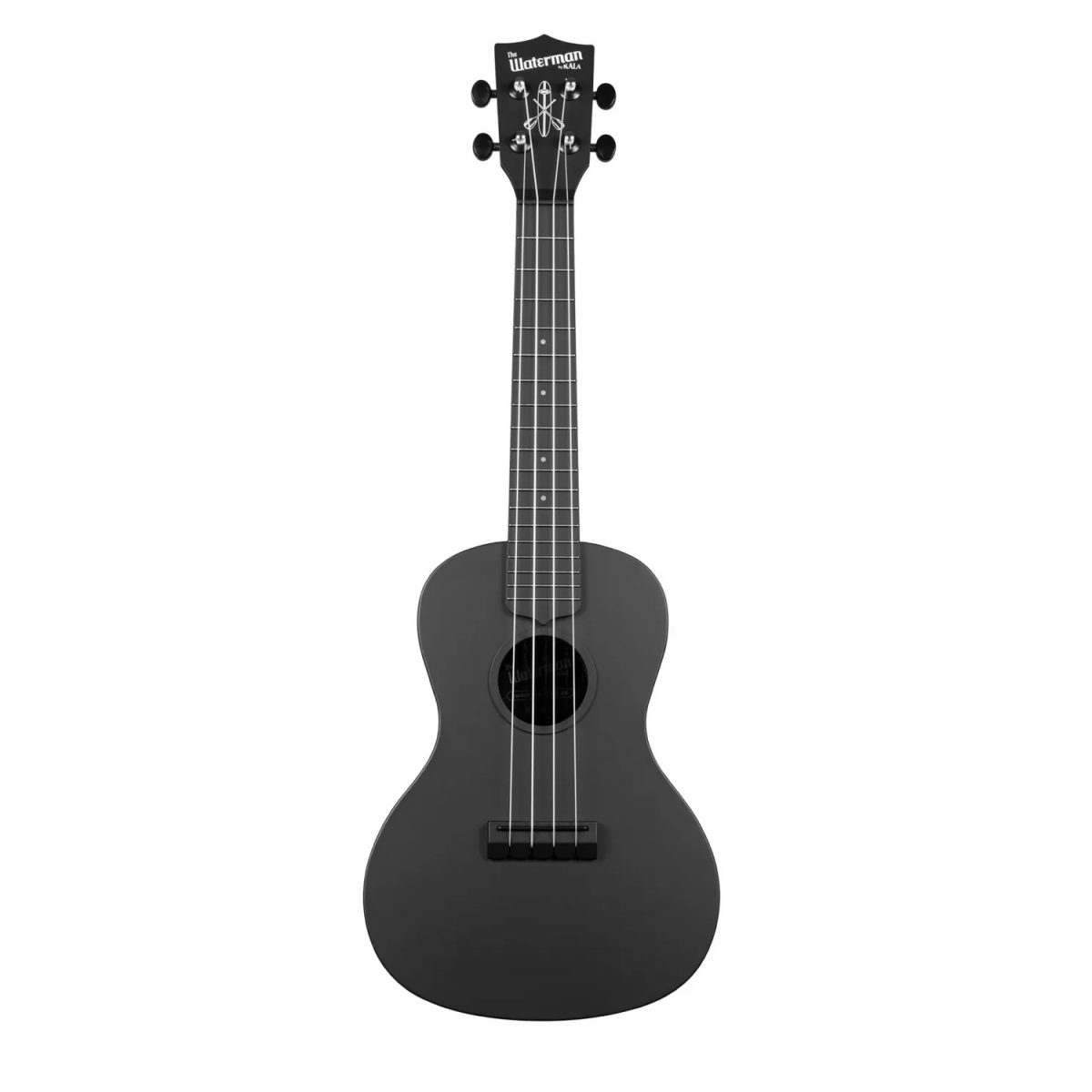 Kala - Waterman Composite Concert Ukulele - Matte Black