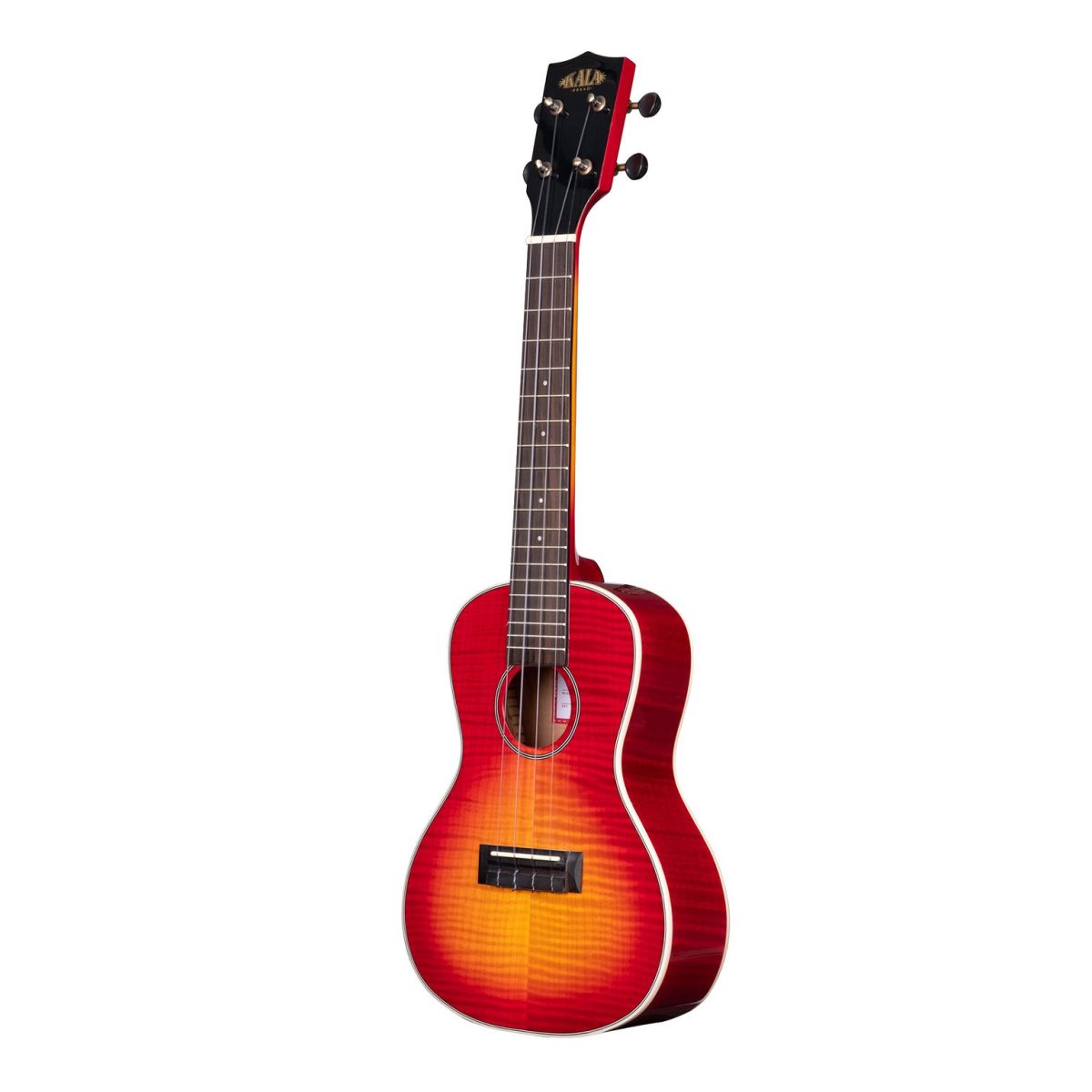 Kala FMCBC Gloss Flame Maple Cherry Burst Concert Ukulele right