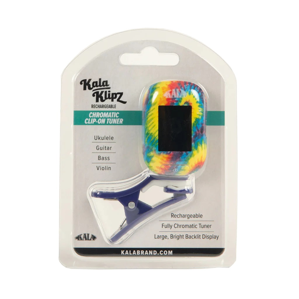 Kala - Tie Dye Klipz Rechargeable Chromatic Tuner #KKR-TIEDYE