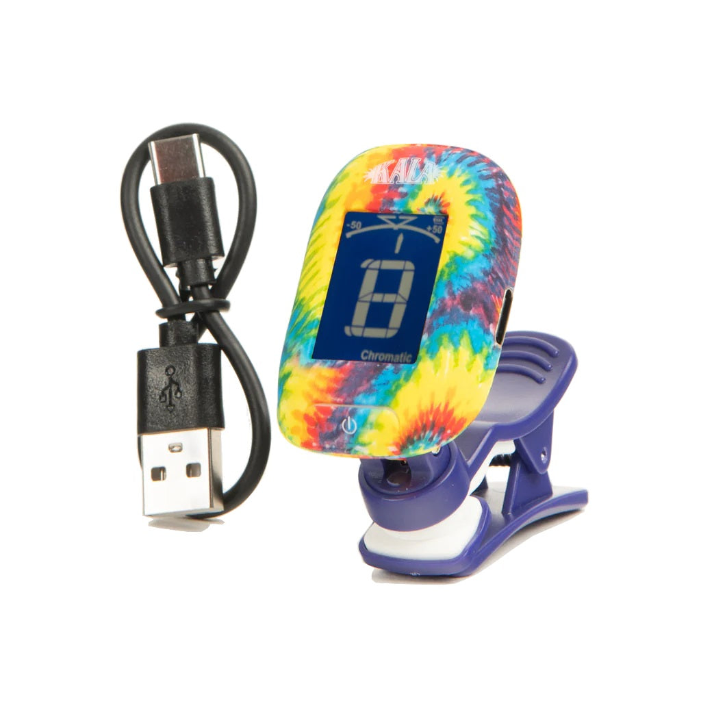Kala - Tie Dye Klipz Rechargeable Chromatic Tuner #KKR-TIEDYE