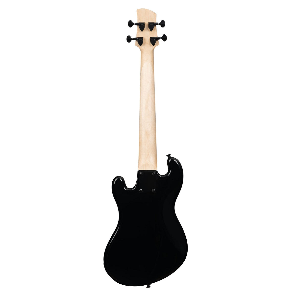 Kala - Solid Body U•BASS Jet Black - UBASS-SB-BK-FS Back