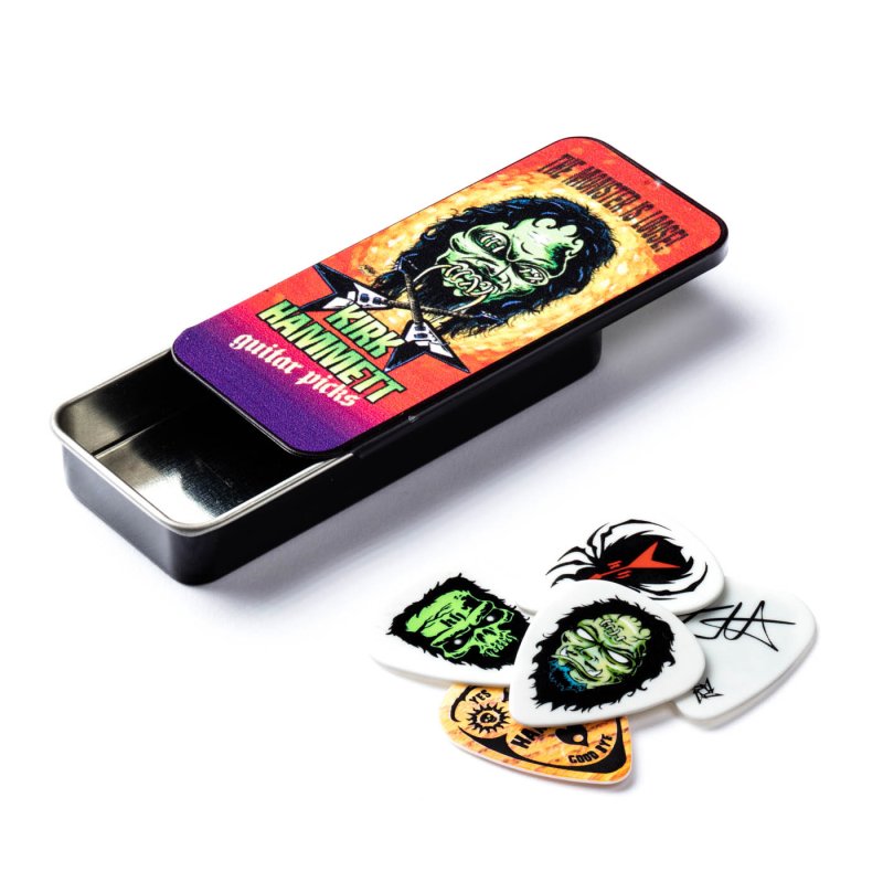 Dunlop - Kirk Hammett Pick Tin Box (6 Tins - 6 Picks Per Tin) #KH01T088