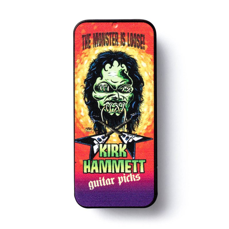 Dunlop - Kirk Hammett Pick Tin Box (6 Tins - 6 Picks Per Tin) #KH01T088