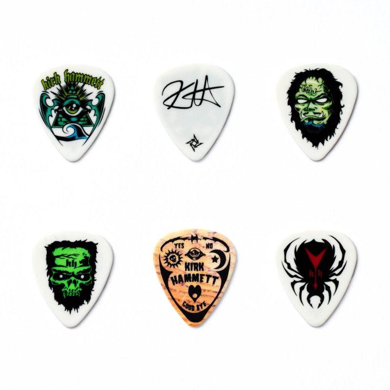 Dunlop - Kirk Hammett Pick Tin Box (6 Tins - 6 Picks Per Tin) #KH01T088