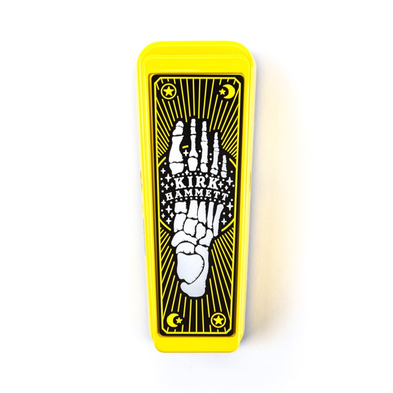 Dunlop - Limited Edition Kirk Hammett Cry Baby Wah Yellow Sparkle Edition Pedal #KH95Y