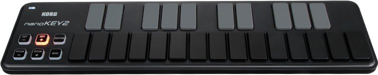 Korg - nanoKEY2 Black Slim-Line USB Keyboard
