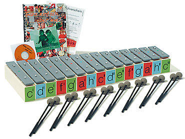 Sonor - Meisterklasse Tenor-alto Chime Bar Set, 15pc W/ring Sing Sing Book #KS40L-15-INT