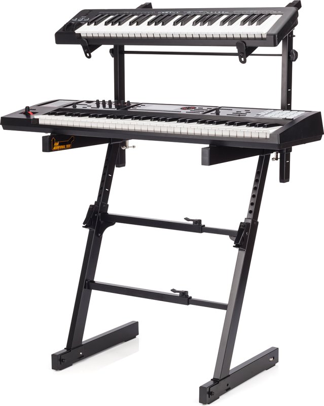 Hercules Stands - AutoLock Z-Keyboard Stand w/ Tier #KS410B
