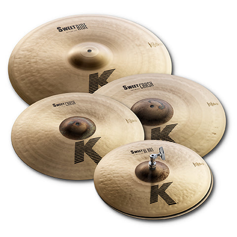 Zildjian - K Sweet Cymbal Pack (15” Hats, 17” & 19” Crashes, 21” Ride) #KS5791