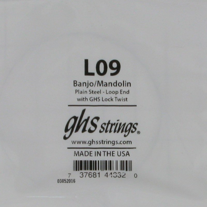 GHS - Loop End Plain Steel Extra Long 45" .009 #L09
