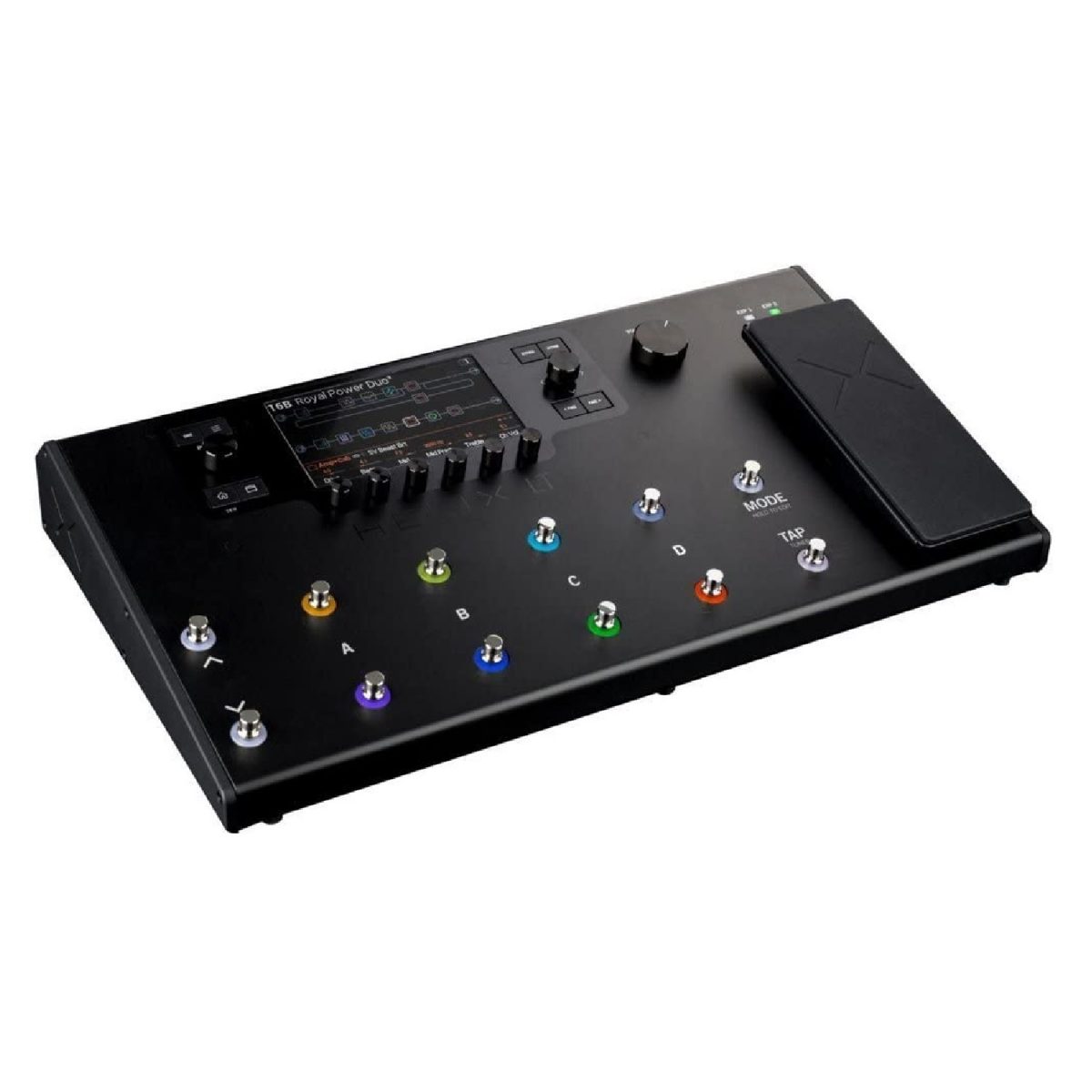 Line 6 - Helix LT - Streamlined HX Guitar Processor Side