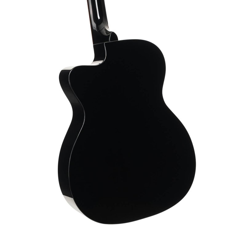 Cort - Luce Series Acoustic/Electric Guitar, Black Gloss #L60CE-BK