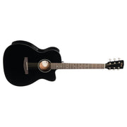Cort - Luce Series Acoustic/Electric Guitar, Black Gloss #L60CE-BK