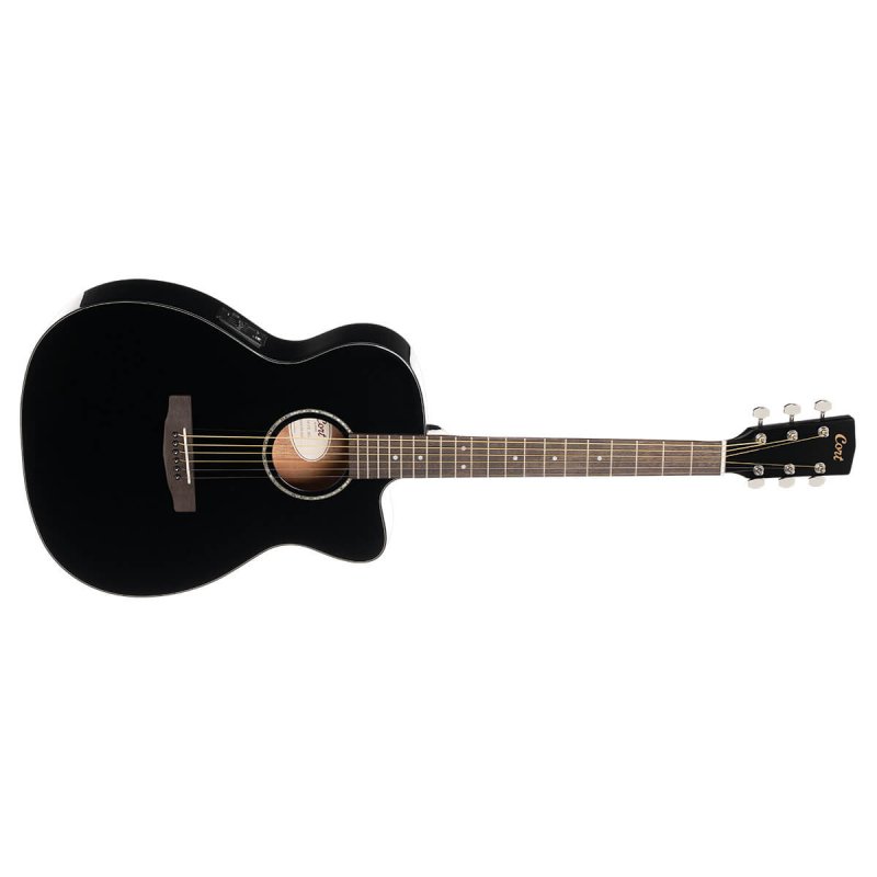 Cort - Luce Series Acoustic/Electric Guitar, Black Gloss #L60CE-BK