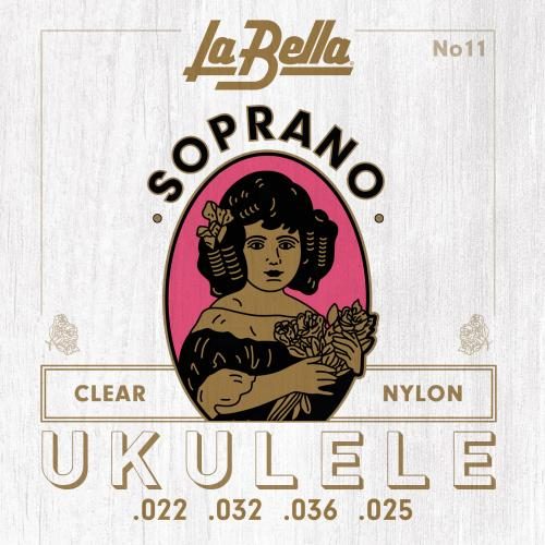 La Bella 11UKULELE - Clear Nylon Ukulele Strings
