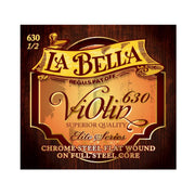 La Bella - 630 1/2 Violin Chrome Steel String Set