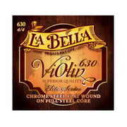 La Bella - 630 4/4 Violin Chrome Steel String Set