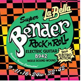 La Bella - 9-42 Bender Electric Guitar Strings #B942