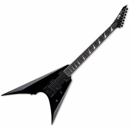 ESP - Arrow-1007 Evertune LTD Deluxe V Shape Baritone Electric Guitar, Black #LARROW1007BETBLK