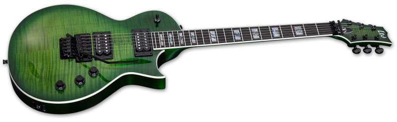 ESP - LTD AS-1FR FM Electric Guitar, Lime Burst #LAS1FRFMLMB