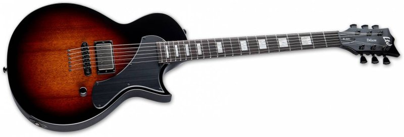 ESP - Deluxe Flat Top 6-String Electric Guitar, Vintage Burst #LEC01FTVTB